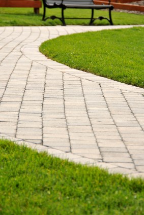 Newtown Walkway construction by Alpine Roofing & Masonry LLC